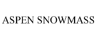 ASPEN SNOWMASS