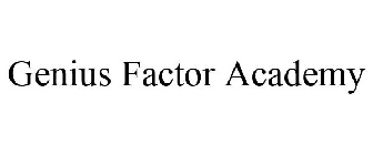 GENIUS FACTOR ACADEMY