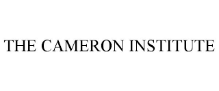 THE CAMERON INSTITUTE