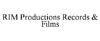 RIM PRODUCTIONS RECORDS & FILMS