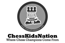 CHESS KIDS NATION GAME FOR THE MIND WWW.CHESSKIDSNATION.COM CHESSKIDSNATION WHERE CHESS CHAMPIONS COME FROM