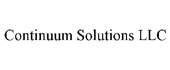 CONTINUUM SOLUTIONS LLC