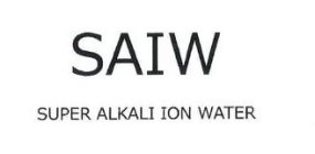 SAIW SUPER ALKALI ION WATER