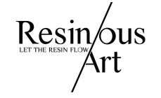 RESINOUS LET THE RESIN FLOW ART