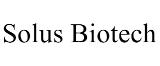 SOLUS BIOTECH