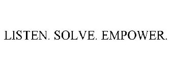 LISTEN. SOLVE. EMPOWER.