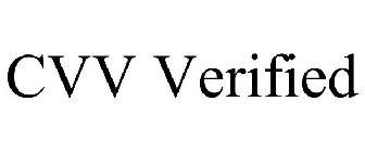 CVV VERIFIED