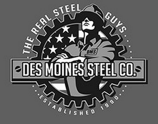 DMS DES MOINES STEEL CO. THE REAL STEEL GUYS ESTABLISHED 1990