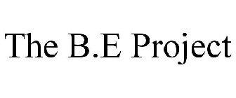 THE B.E PROJECT