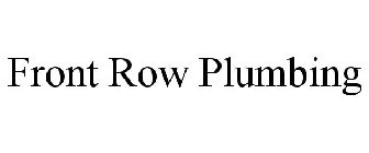FRONT ROW PLUMBING