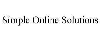 SIMPLE ONLINE SOLUTIONS