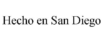 HECHO EN SAN DIEGO