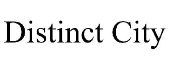 DISTINCT CITY