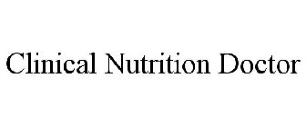 CLINICAL NUTRITION DOCTOR