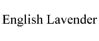 ENGLISH LAVENDER