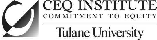 C CEQ INSTITUTE COMMITMENT TO EQUITY TULANE UNIVERSITYANE UNIVERSITY
