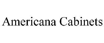 AMERICANA CABINETS