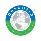 ONE WORLD EVERYONE AS ONE
