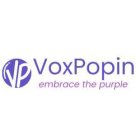 VP VOXPOPIN EMBRACE THE PURPLE