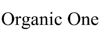 ORGANIC ONE