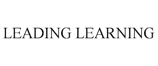 LEADING LEARNING