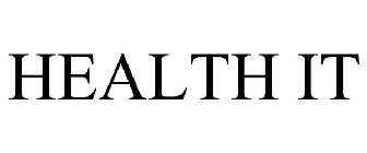 HEALTH IT