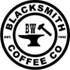 BW BLACKSMITH COFFEE CO EST. 1942