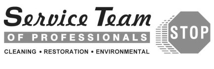 SERVICE TEAM OF PROFESSIONALS CLEANING· RESTORATION· ENVIRONMENTAL STOP