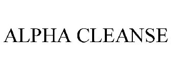 ALPHA CLEANSE