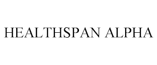 HEALTHSPAN ALPHA