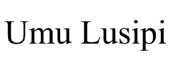 UMU LUSIPI