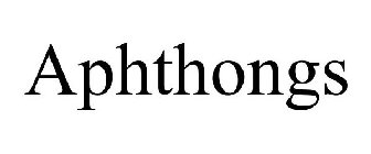APHTHONGS