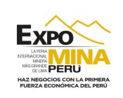 EXPO MINA PERU LA FERIA INTERNACIONAL MINERA MÁS GRANDE DE LIMA HAZ NEGOCIOS CON LA PRIMERA FUERZA ECONÓMICA DEL PERÚ