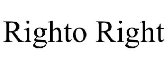 RIGHTO RIGHT