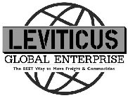 LEVITICUS GLOBAL ENTERPRISE THE BEST WAY TO MOVE FREIGHT & COMMODITIES