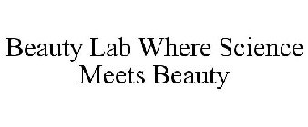 BEAUTY LAB WHERE SCIENCE MEETS BEAUTY