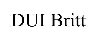 DUI BRITT