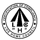 CERTIFICATION OF COMPLIANCE L C 20 H 21 LOG HOME COUNCIL