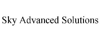 SKY ADVANCED SOLUTIONS