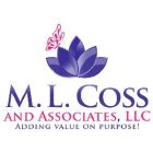 M. L. COSS AND ASSOCIATES, LLC ADDING VALUE ON PURPOSE!