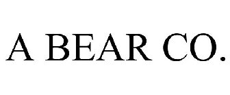 A BEAR CO.