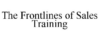 THE FRONTLINES OF SALES TRAINING