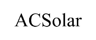 ACSOLAR
