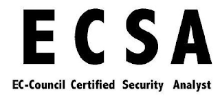 E C S A EC-COUNCIL CERTIFIED SECURITY ANALYST