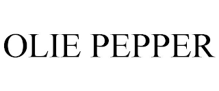 OLIE PEPPER