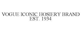 VOGUE ICONIC HOSIERY BRAND EST. 1934