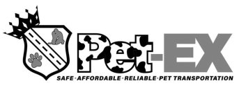 PET-EX SAFE AFFORDABLE RELIABLE PET TRANSPORTATION