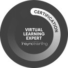 CERTIFICATION VIRTUAL LEARNING EXPERT INSYNCTRAININGSYNCTRAINING