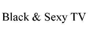 BLACK & SEXY TV