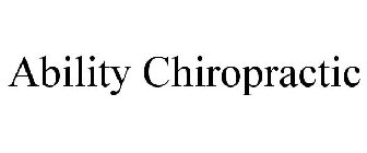 ABILITY CHIROPRACTIC